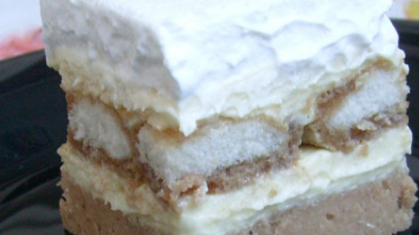 Gesztenyés habos szelet sütés nélkül. Gyorsan elkészül!