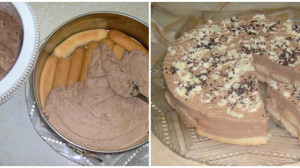 Főzött csokoládékrémes gyors torta
